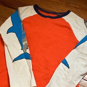 Mini Boden Long Sleeve Tee, size 6-7